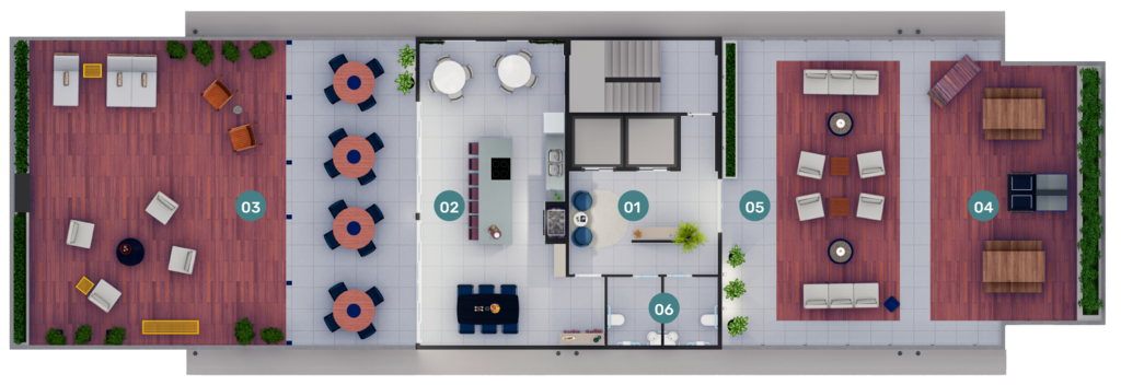 Planta - Pavimento rooftop