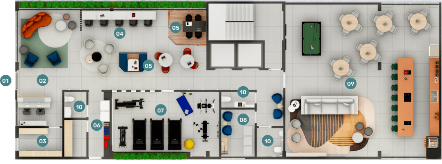 Planta - Pavimento térreo