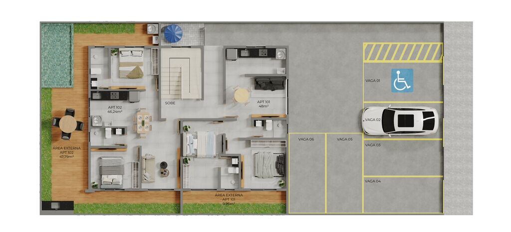 Cobertura à venda com 3 quartos, 104m² - Foto 9