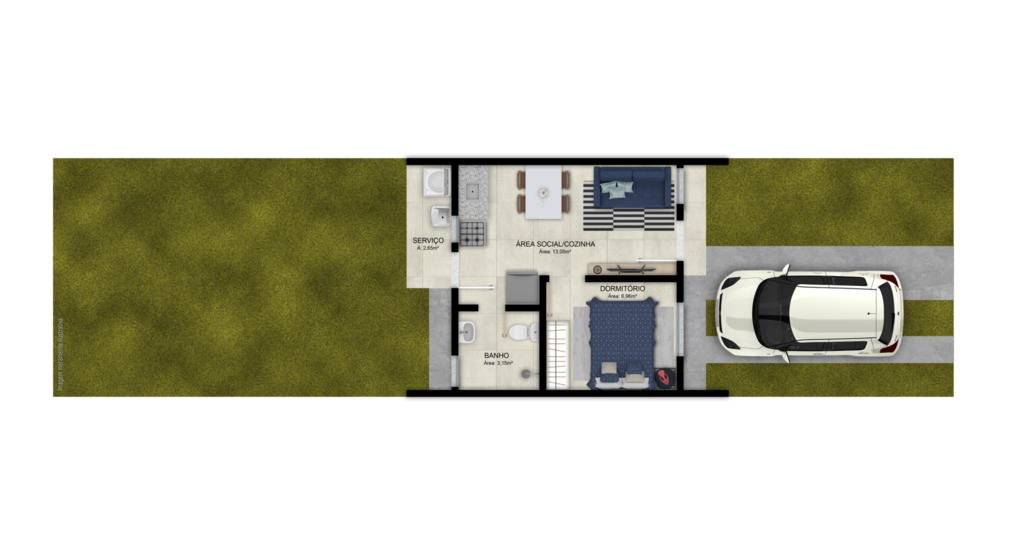 Casa de Condomínio à venda com 2 quartos, 40m² - Foto 11