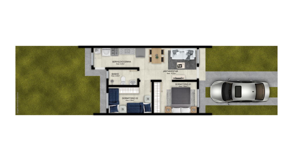 Casa de Condomínio à venda com 2 quartos, 40m² - Foto 12
