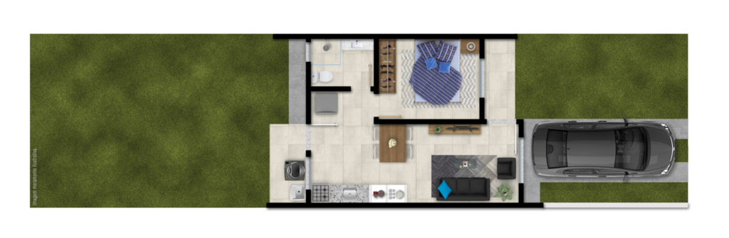 Casa de Condomínio à venda com 1 quarto, 33m² - Foto 14