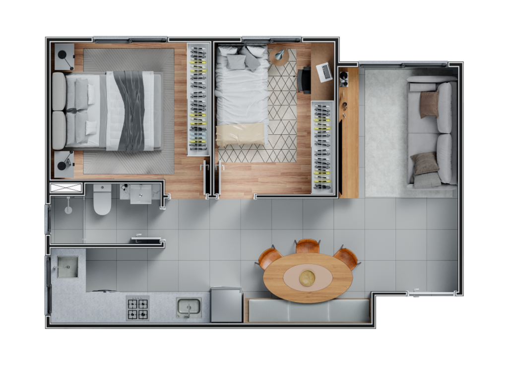 Apartamento à venda com 2 quartos, 46m² - Foto 35