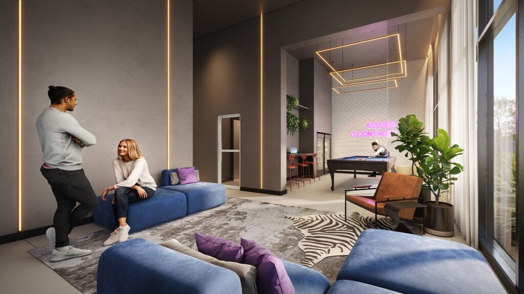 Studio à venda em São Paulo, Brooklin Paulista, com 1 quarto, 35,6m² - Renaldo Moura