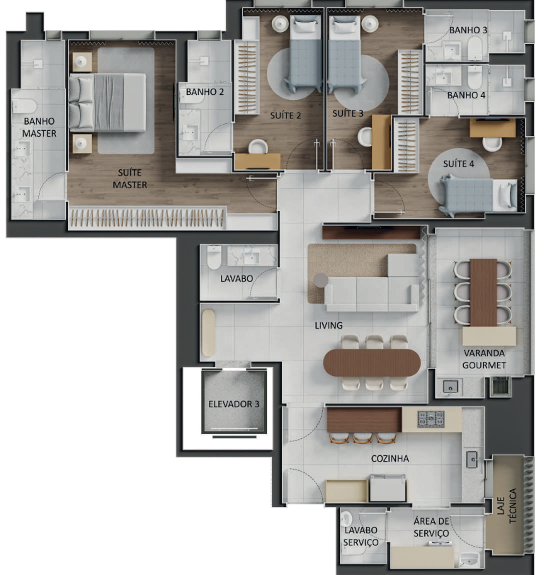 Cobertura à venda com 4 quartos, 254m² - Foto 46
