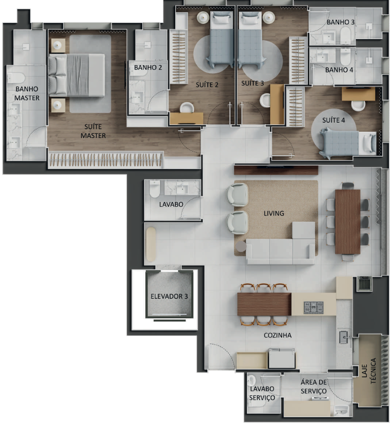 Cobertura à venda com 4 quartos, 254m² - Foto 47