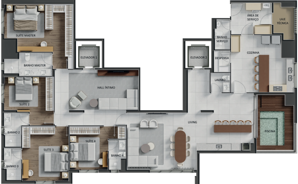 Cobertura à venda com 4 quartos, 254m² - Foto 48