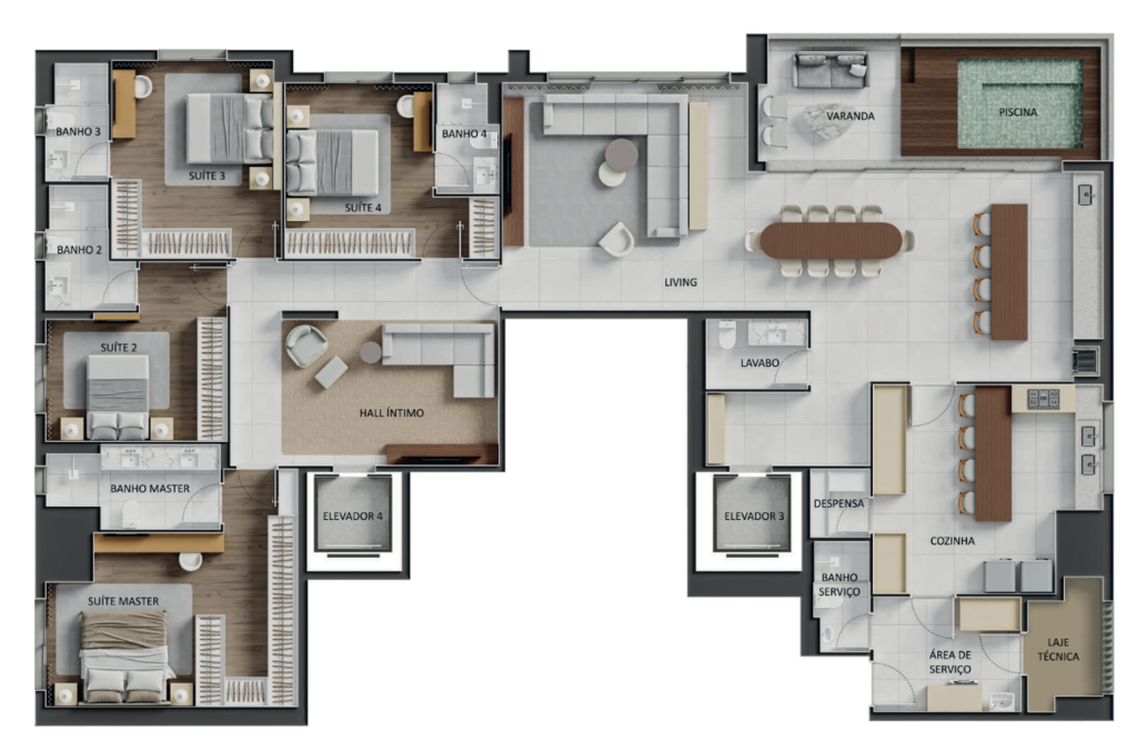 Cobertura à venda com 4 quartos, 254m² - Foto 51