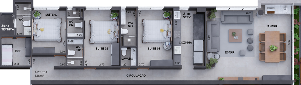 Apartamento, 3 quartos, 226 m² - Foto 30