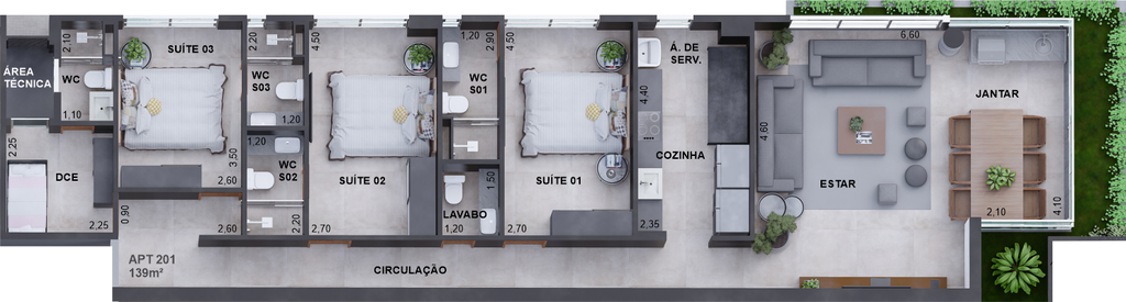 Apartamento, 3 quartos, 226 m² - Foto 32