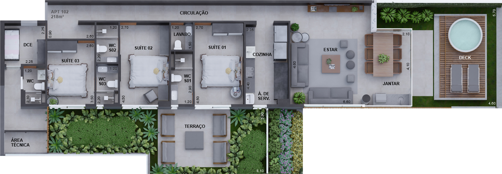 Apartamento, 3 quartos, 226 m² - Foto 36