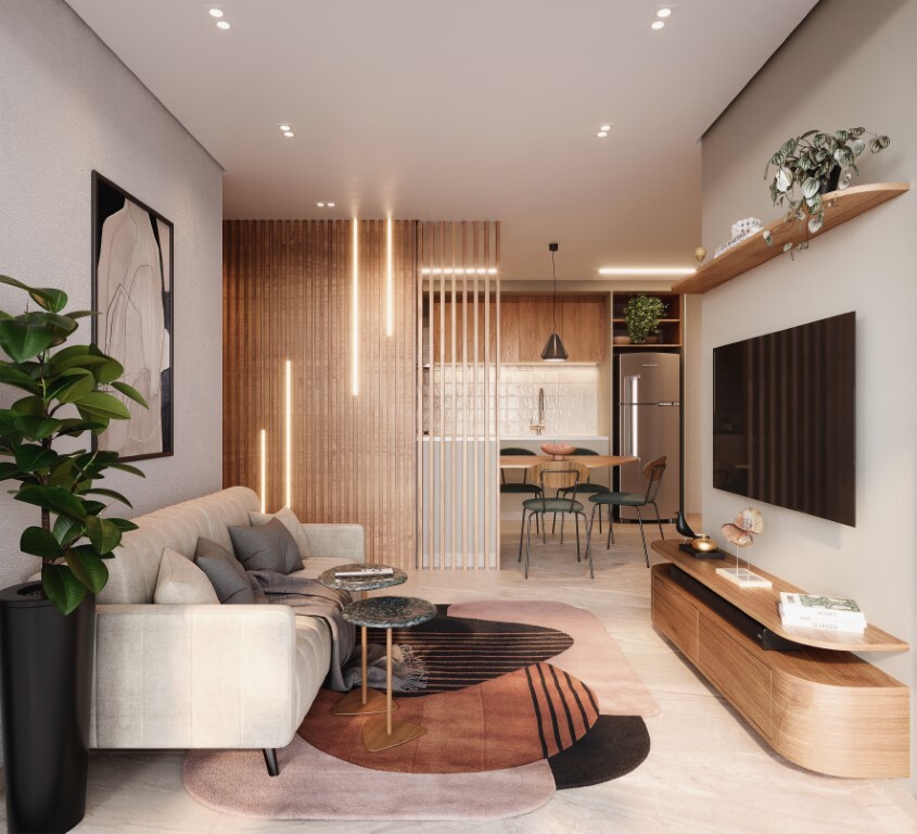 Apartamento à venda em Vila Velha, Coqueiral de Itaparica, com 3 quartos, 72,57m² - Macarineli Imóveis