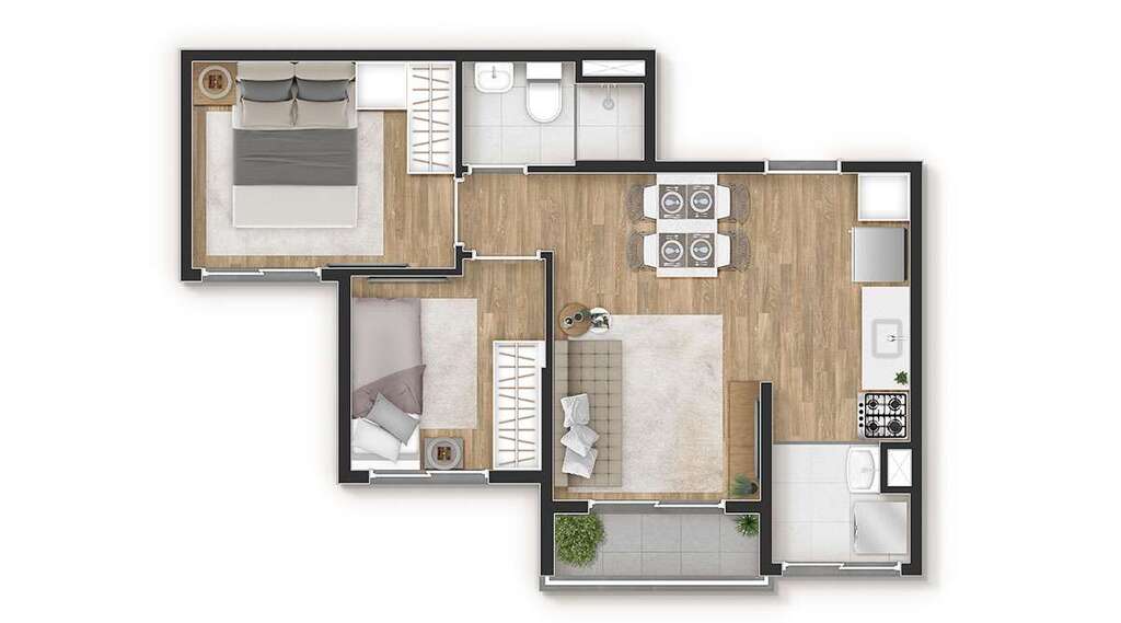 Apartamento à venda com 1 quarto, 26m² - Foto 19