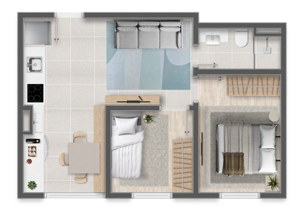 Apartamento, 2 quartos, 41 m² - Foto 21