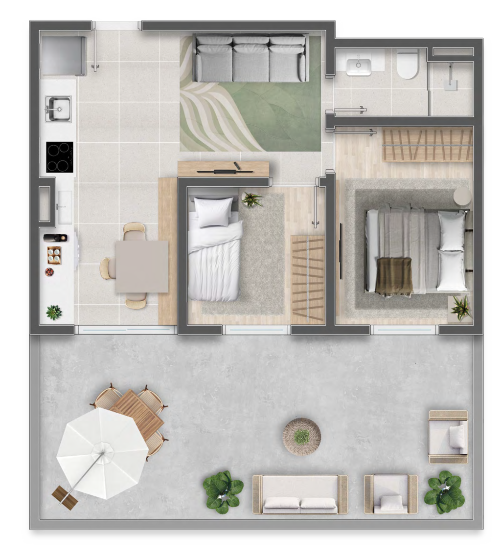 Apartamento, 2 quartos, 41 m² - Foto 24