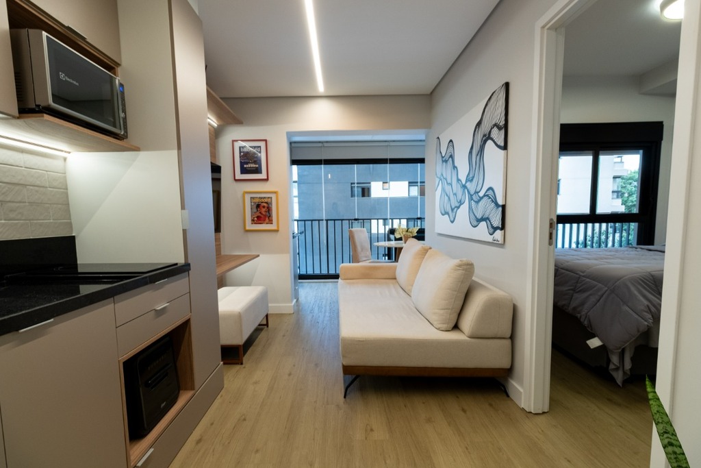 Apartamento à venda em São Paulo, Pinheiros, com 1 quarto, 34m²