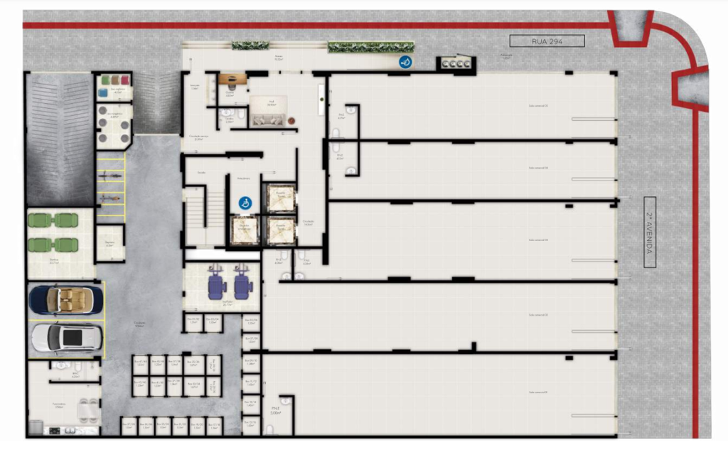 Loja-Salão, 132 m² - Foto 2