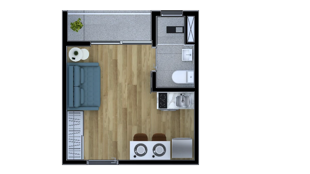 Apartamento, 1 quarto, 27 m² - Foto 28