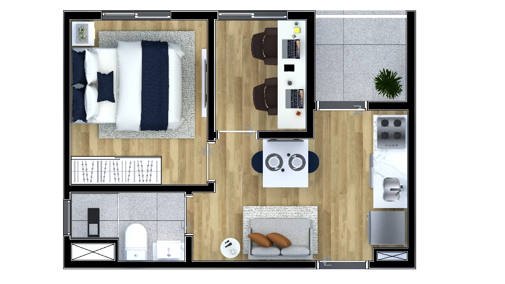 Apartamento, 1 quarto, 27 m² - Foto 29