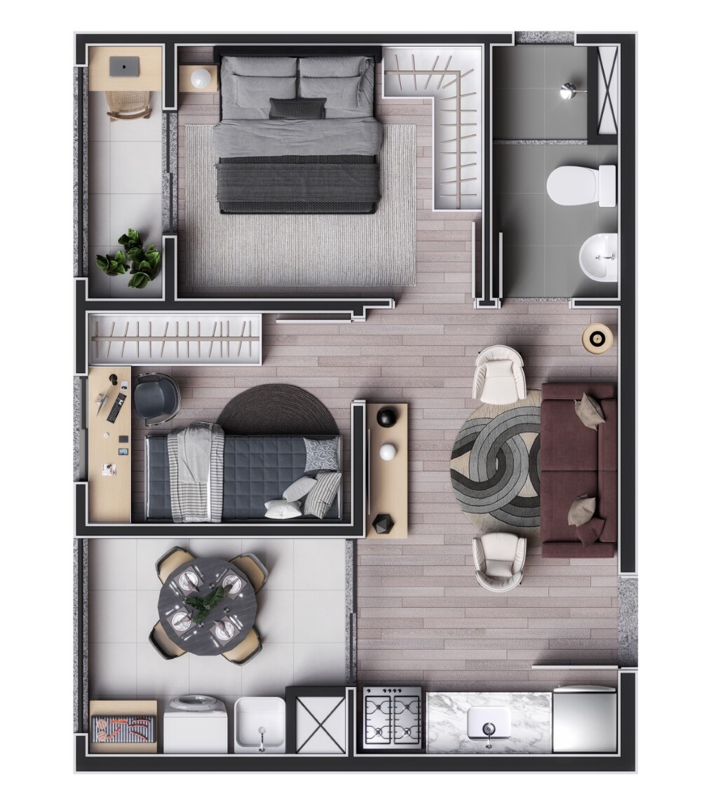 Apartamento, 1 quarto, 20 m² - Foto 31