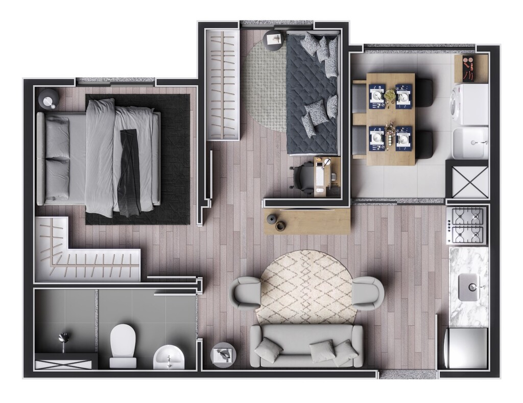 Apartamento, 1 quarto, 20 m² - Foto 32