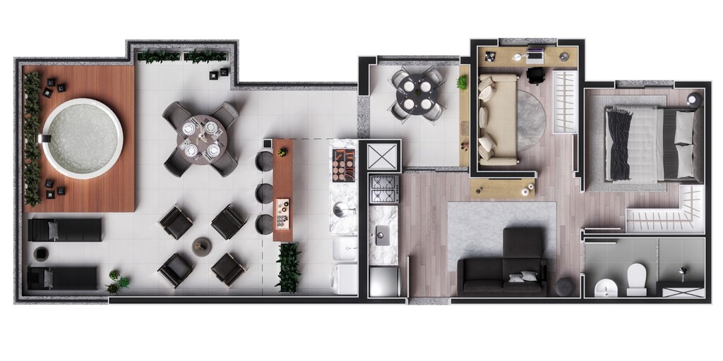 Apartamento, 1 quarto, 20 m² - Foto 34