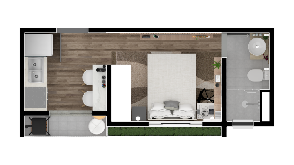 Apartamento, 1 quarto, 22 m² - Foto 37