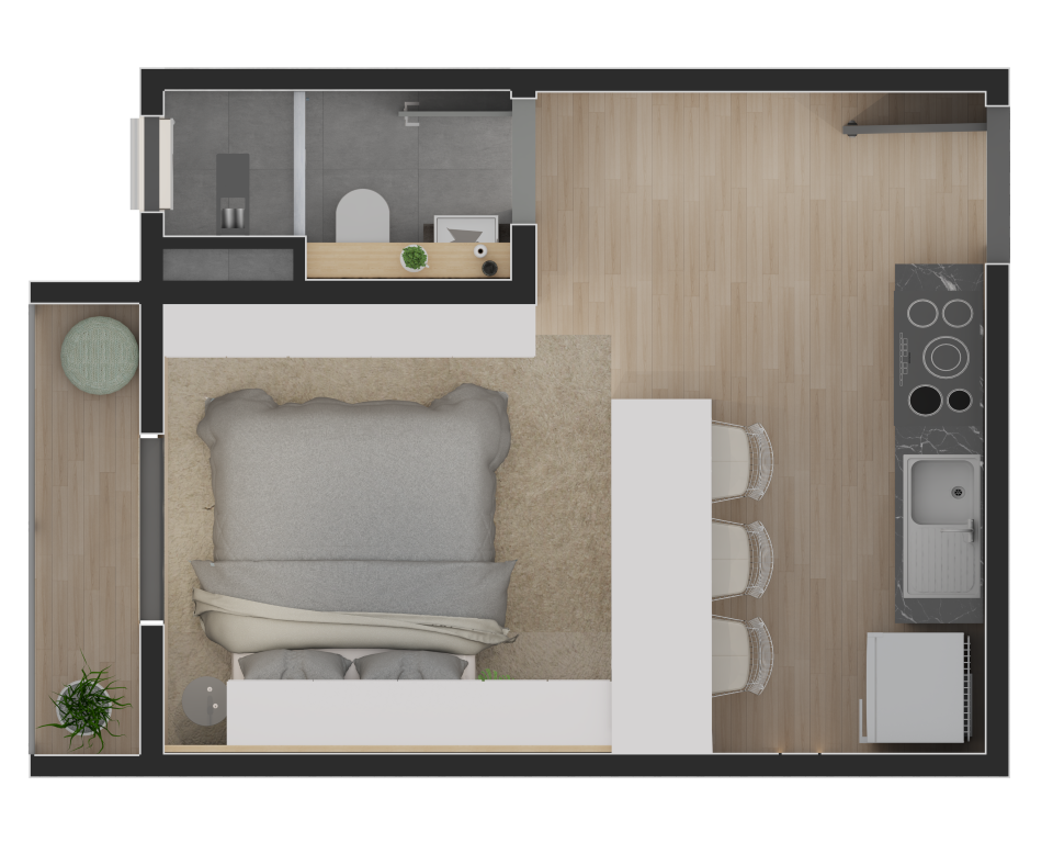 Apartamento, 1 quarto, 22 m² - Foto 40