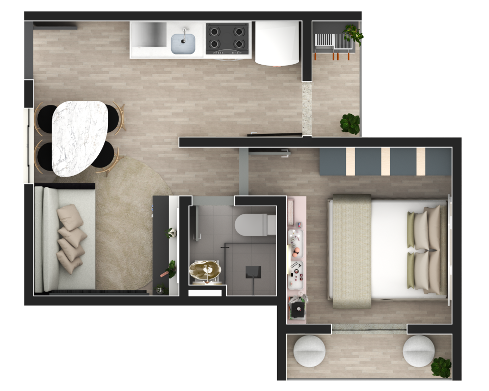 Apartamento, 1 quarto, 22 m² - Foto 43