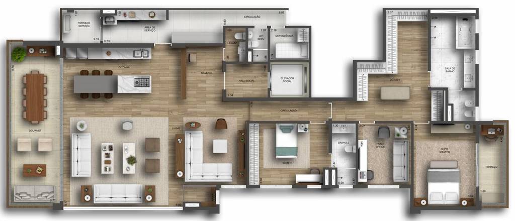 Apartamento, 4 quartos, 278 m² - Foto 17