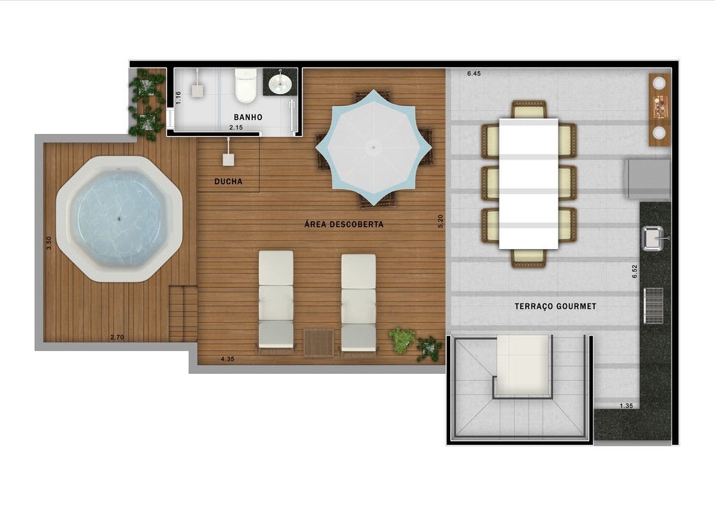 Apartamento, 3 quartos, 64 m² - Foto 32