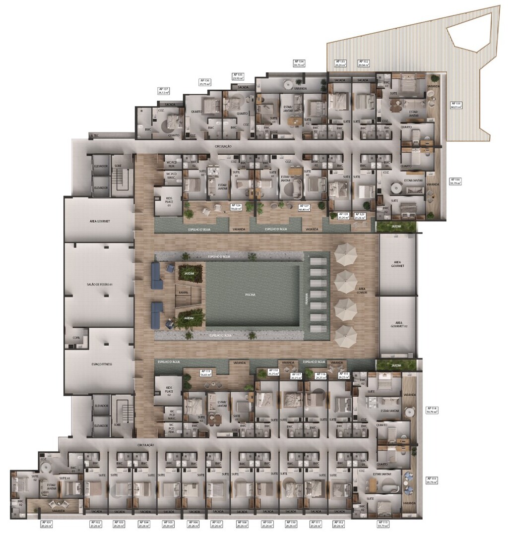 Apartamento à venda com 1 quarto, 39m² - Foto 22