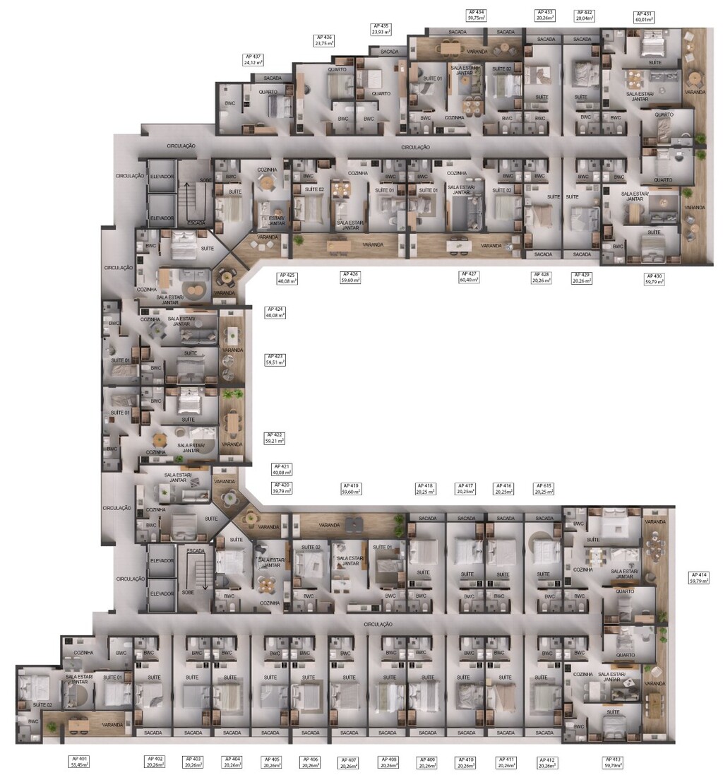 Apartamento à venda com 1 quarto, 39m² - Foto 24