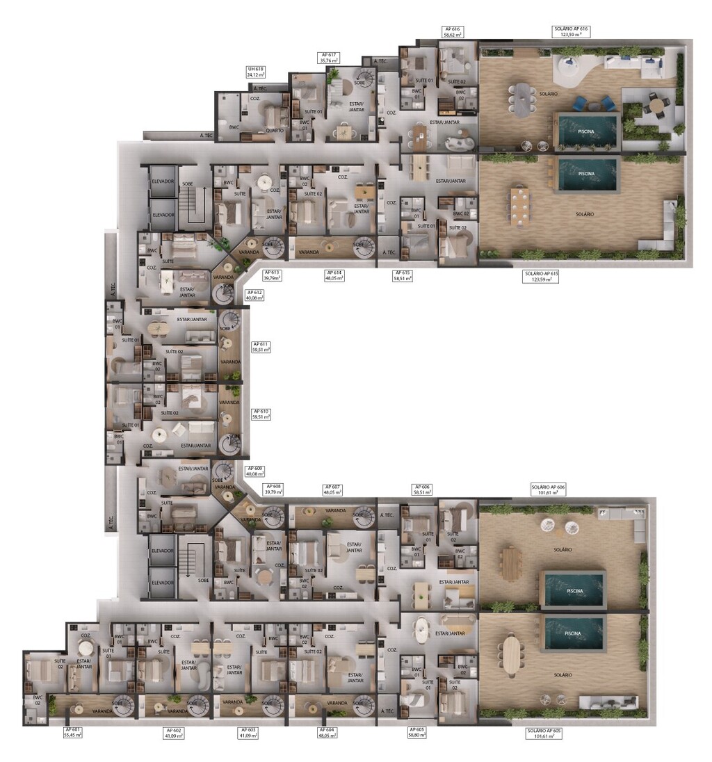 Apartamento à venda com 1 quarto, 39m² - Foto 25