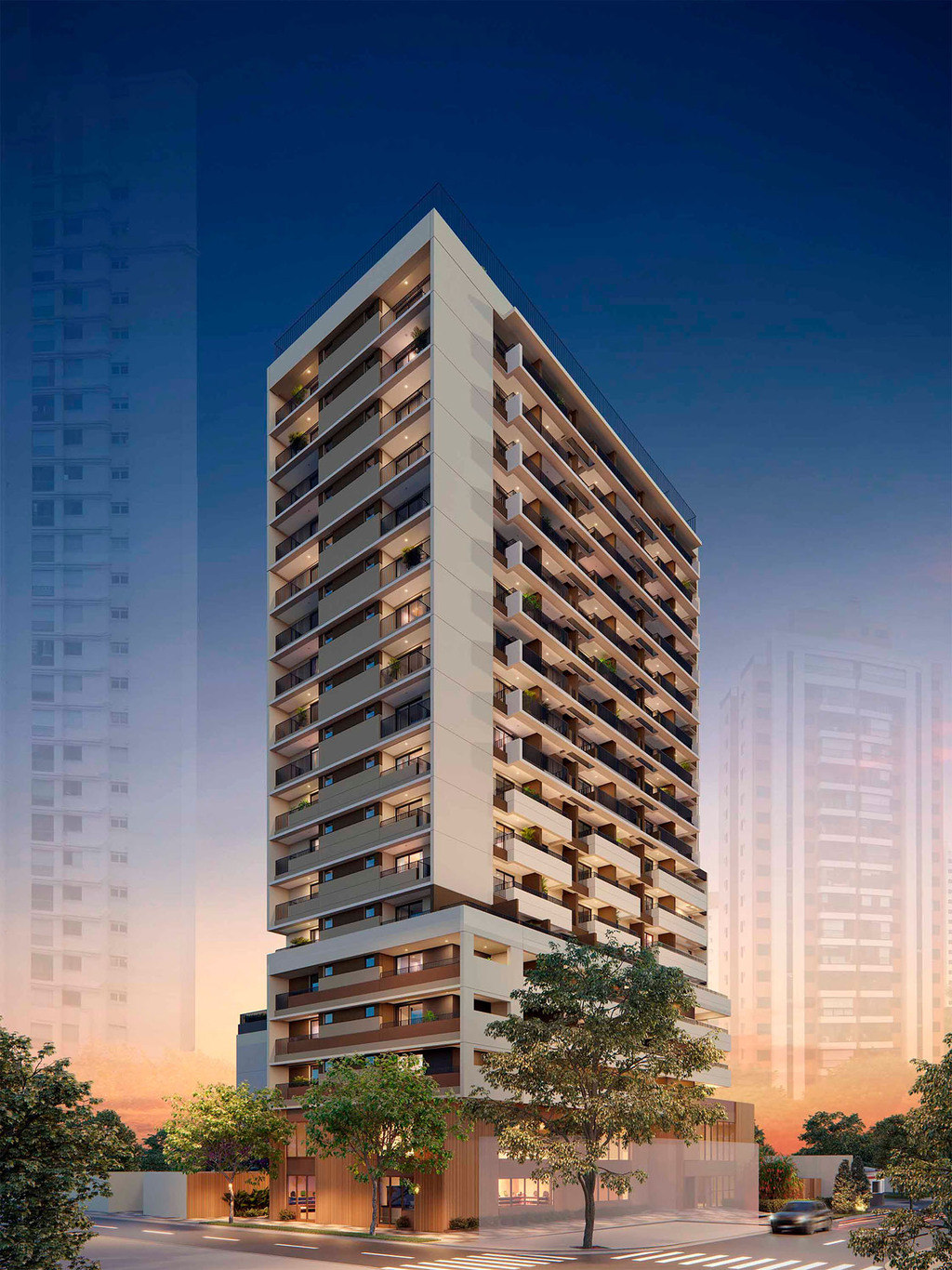 Studio à venda em São Paulo, Brooklin Paulista, com 1 quarto, 39,54m² - Renaldo Moura