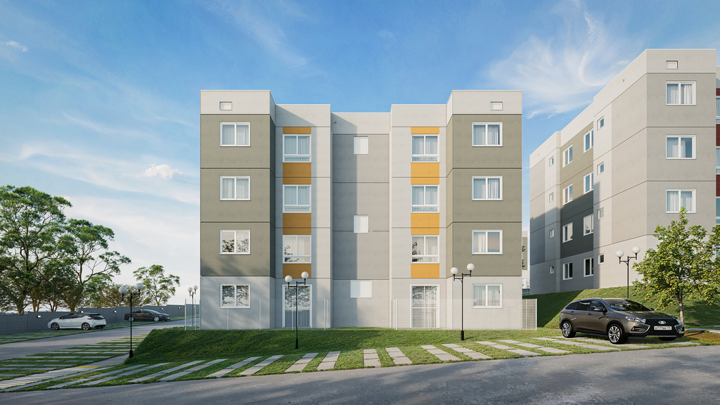 Fachada - Apartamento Garden à venda em Campo Mourão, Jardim Casali, com 2 quartos, 35,81m²