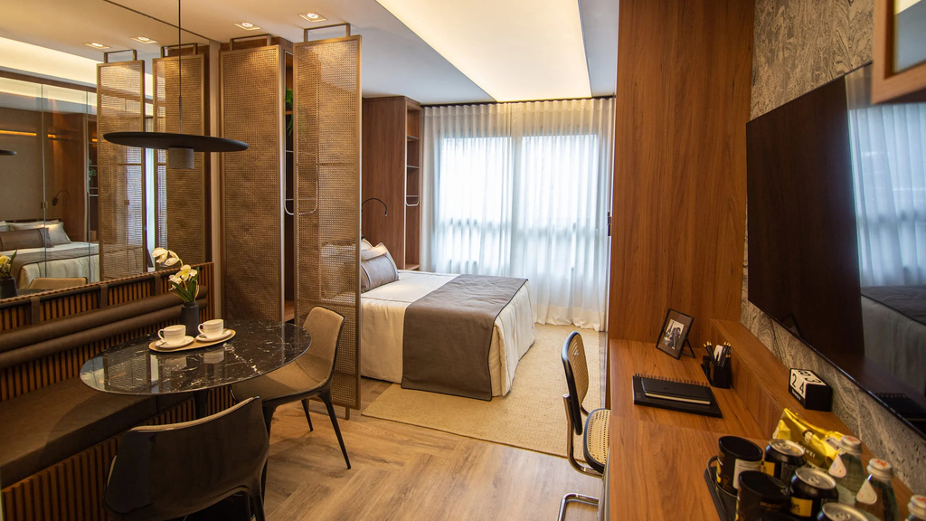 Studio à venda em São Paulo, Ibirapuera, com 1 quarto, 25,55m² - Renaldo Moura