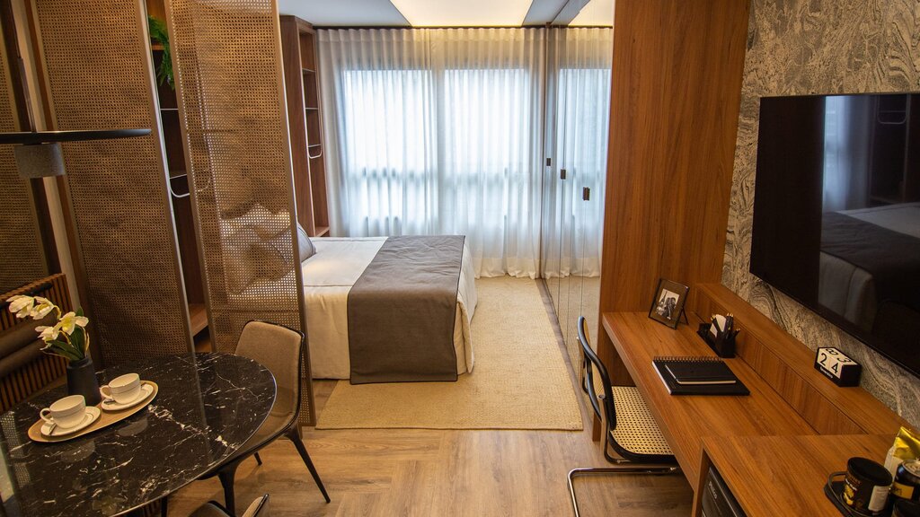 Studio à venda em São Paulo, Ibirapuera, com 1 quarto, 25,55m² - Renaldo Moura