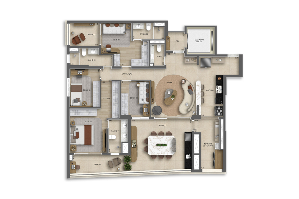 Apartamento, 3 quartos, 125 m² - Foto 32