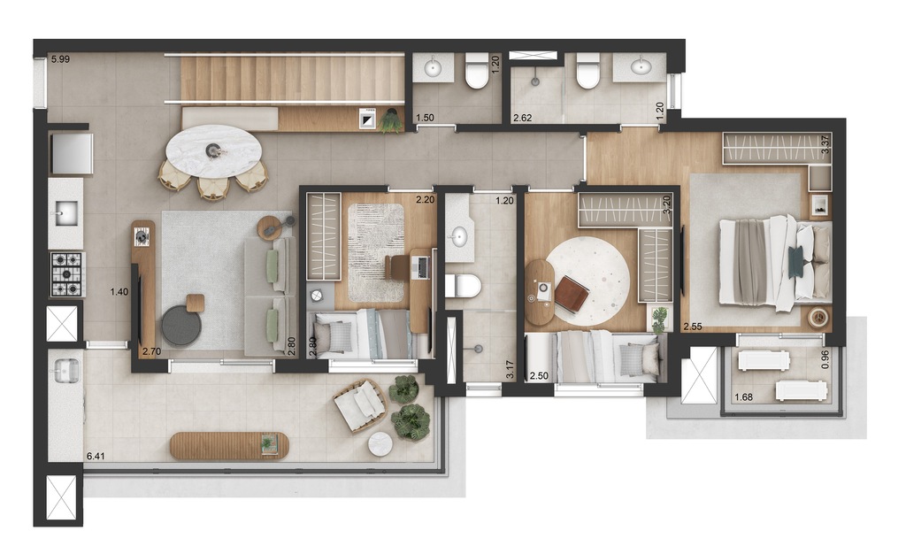 Cobertura, 2 quartos, 116 m² - Foto 32