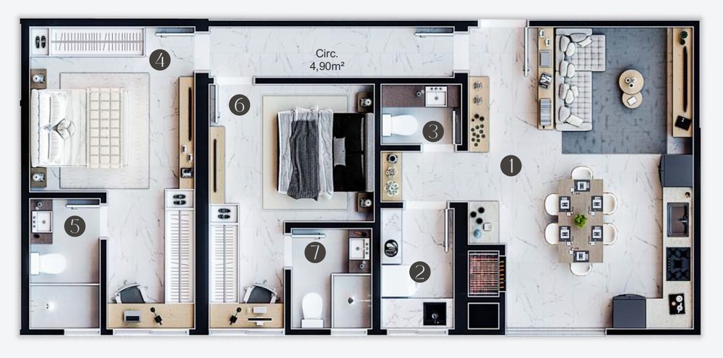 Apartamento, 3 quartos, 143 m² - Foto 34