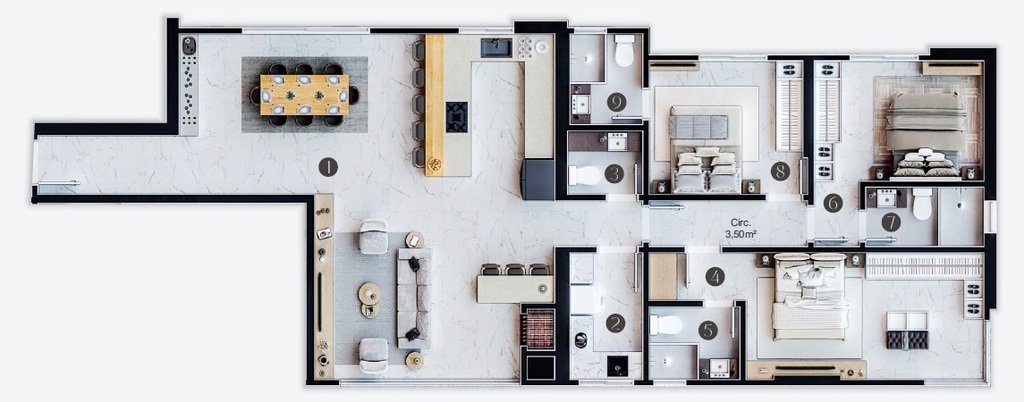 Apartamento, 3 quartos, 143 m² - Foto 38
