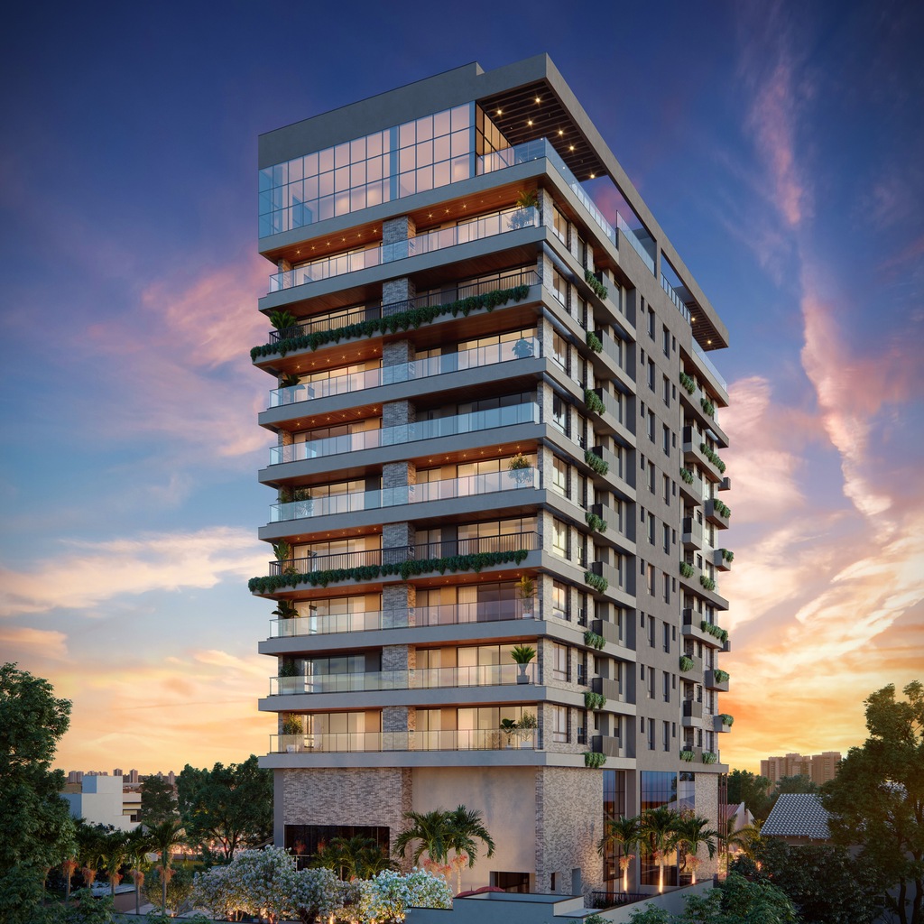 Apartamento à venda com 3 quartos, 131.28m² - Jardim dos Estados,Campo Grande