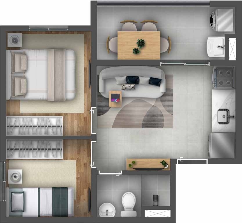 Apartamento à venda com 2 quartos, 37m² - Foto 27