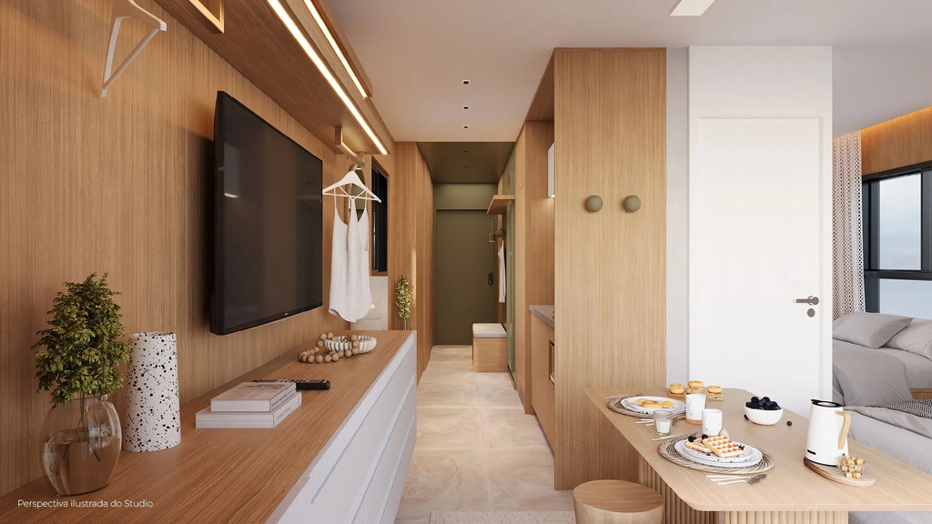 Apartamento Garden à venda em São Paulo, Jardim Paulista, com 1 quarto, 42,06m² - Renaldo Moura