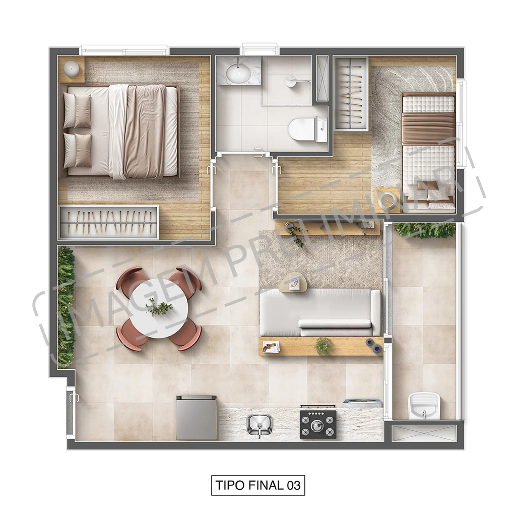 Apartamento, 1 quarto, 25 m² - Foto 24