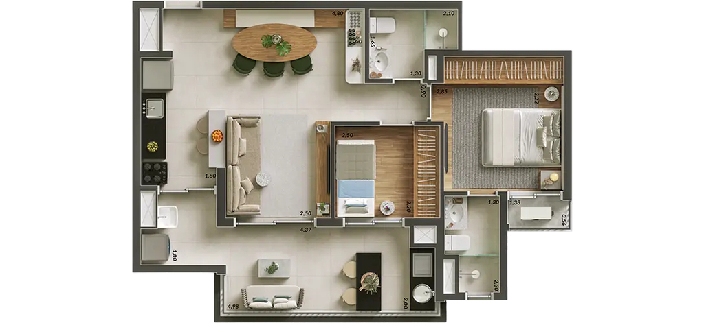 Apartamento à venda com 3 quartos, 89m² - Foto 31