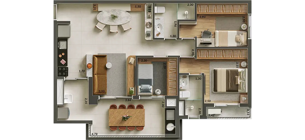 Apartamento à venda com 3 quartos, 89m² - Foto 32