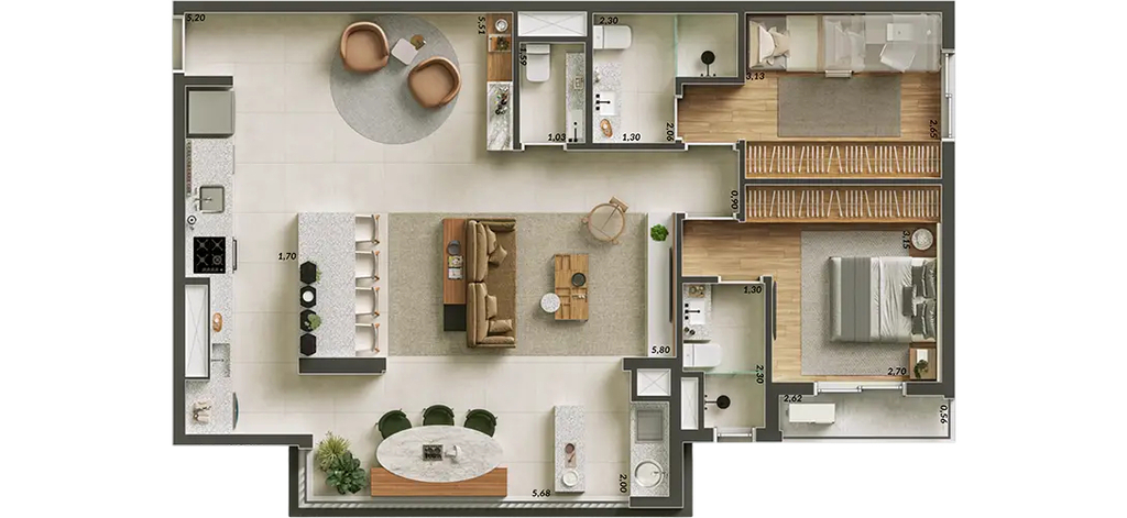Apartamento à venda com 3 quartos, 89m² - Foto 33