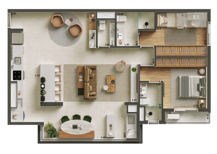 Apartamento à venda com 3 quartos, 89m² - Foto 35